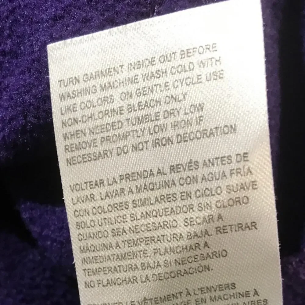 Majestic Section 101 LSU Tigers Men Hoodie Sweatshirt M 38/40